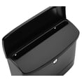 thumbnail image 4 of Architectural Mailboxes Princeton™ Locking, Wall-Mounted Mailbox for Outside, Metal Galvanized Steel Medium Mail box with Lock and Key Drop Box, Black, 4 of 6