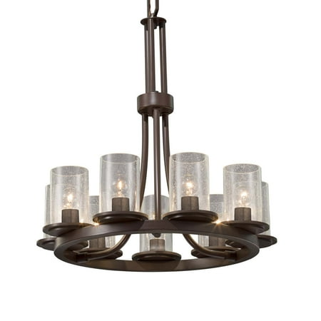 

Justice Design Group Fsn-8766-10-Seed Dakota 9 Light 23 Wide Pillar Candle Ring