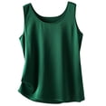 thumbnail image 4 of Duoif Womens Tank Tops, Basic Round Neck Camisole, Sleeveless Everyday Tank Tops for Women Trendy Blackish Green L, 4 of 4