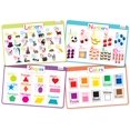 thumbnail image 1 of merka Placemats for Kids Set of 4 Reusable Washable Toddler Placemats with NonSlip Back Learn Letters Numbers Shapes Colors Perfect for Mealtime Playtime and Craft Activities 17 x 11 in, 1 of 1