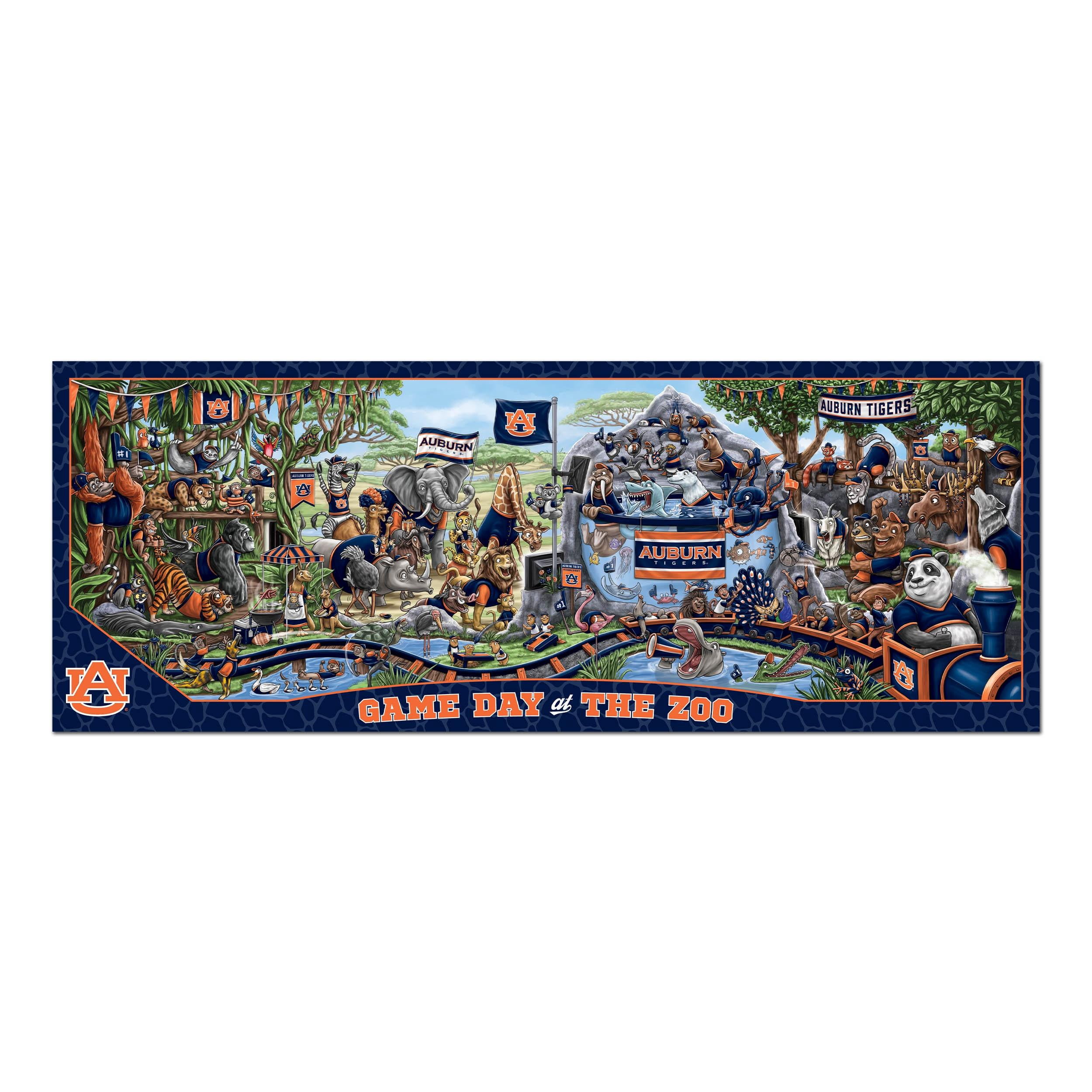 YouTheFan NCAA Auburn Tigers Game Day at the Zoo - 500 pc Puzzle