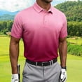 thumbnail image 3 of AKOEE Men's Golf Shirts Moisture Wicking Performance Polos Short Sleeve Collared Summer Casual Quick Dry Tops, 3 of 5