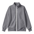 thumbnail image 4 of Womens Zip Up Hoodies 2026 Y2K Casual Long Sleeve Zipper Sweatshirts Fall Winter Comfy Track Jackets with Pockets, L, 4 of 6
