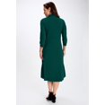 thumbnail image 2 of Jessica London Women's Plus Size V-Neck Midi Dress, 2 of 3