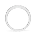 thumbnail image 2 of ANGARA Natural Channel Set Half Eternity Ruby Wedding Ring in 14K White Gold for Women (Size-2.1mm) | July Birthstone Jewelry for Her | Natural Ruby Rings, 2 of 9