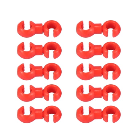 10pcs Brake Cable Clip S Style Clamp Plastic Red for Mountain Bike Road Bicycle Folding Bike price history on PriceWatchPro