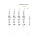 thumbnail image 2 of 12 hojas artificiales de eucalipto, ramas decorativas., 2 of 6