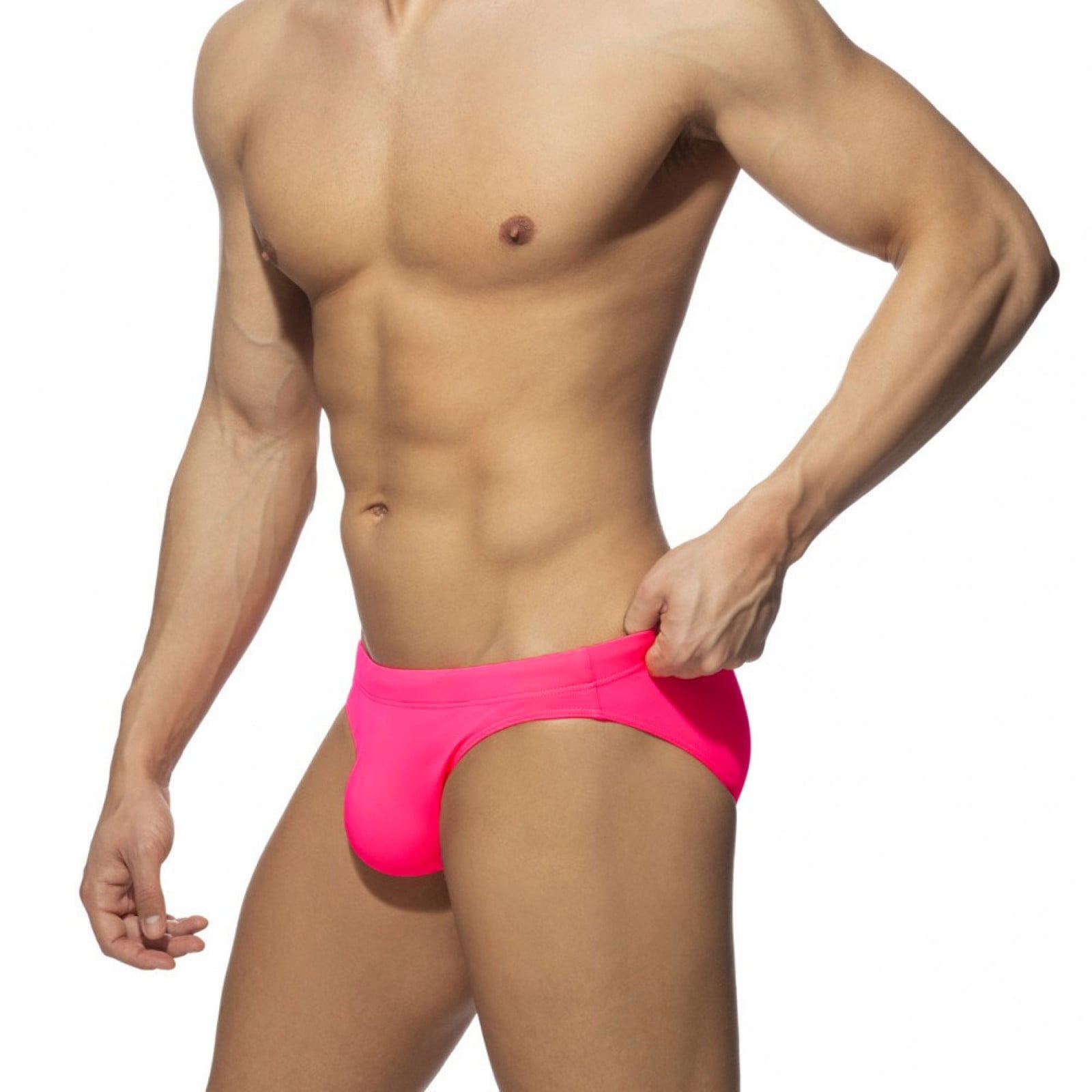 Herren Badehose Mit Mesh-Einsatz – Verfärbend, Atmungsaktiv, Mit Schnürung