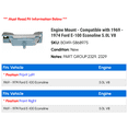 thumbnail image 2 of Engine Mount - Compatible with 1969 - 1974 Ford E-100 Econoline 5.0L V8 1970 1971 1972 1973, 2 of 2