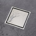 thumbnail image 2 of Wowow 6 in. x 6 in. Stainless Steel Square Shower Drain with Tile-In Pattern Drain Cover, 2 of 5