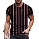 thumbnail image 1 of "Playera Manga Larga Hombre Camisas Manga Corta Hombre Camiseta A Rayas Para Hombre, Camisetas De Verano Para Hombre, Camiseta De Gran Tamaño 4Xl Para Hombre, Camiseta Informal Divertida Con Estampado" Xishao ropa, 1 of 2