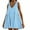 Light Blue, variant on Uaswgudfs Summer Dresses for Women 2025 Sleeveless Striped Midi Sundress – V-Neck Casual with Contrast Panels & Breezy Fit Navy XXL