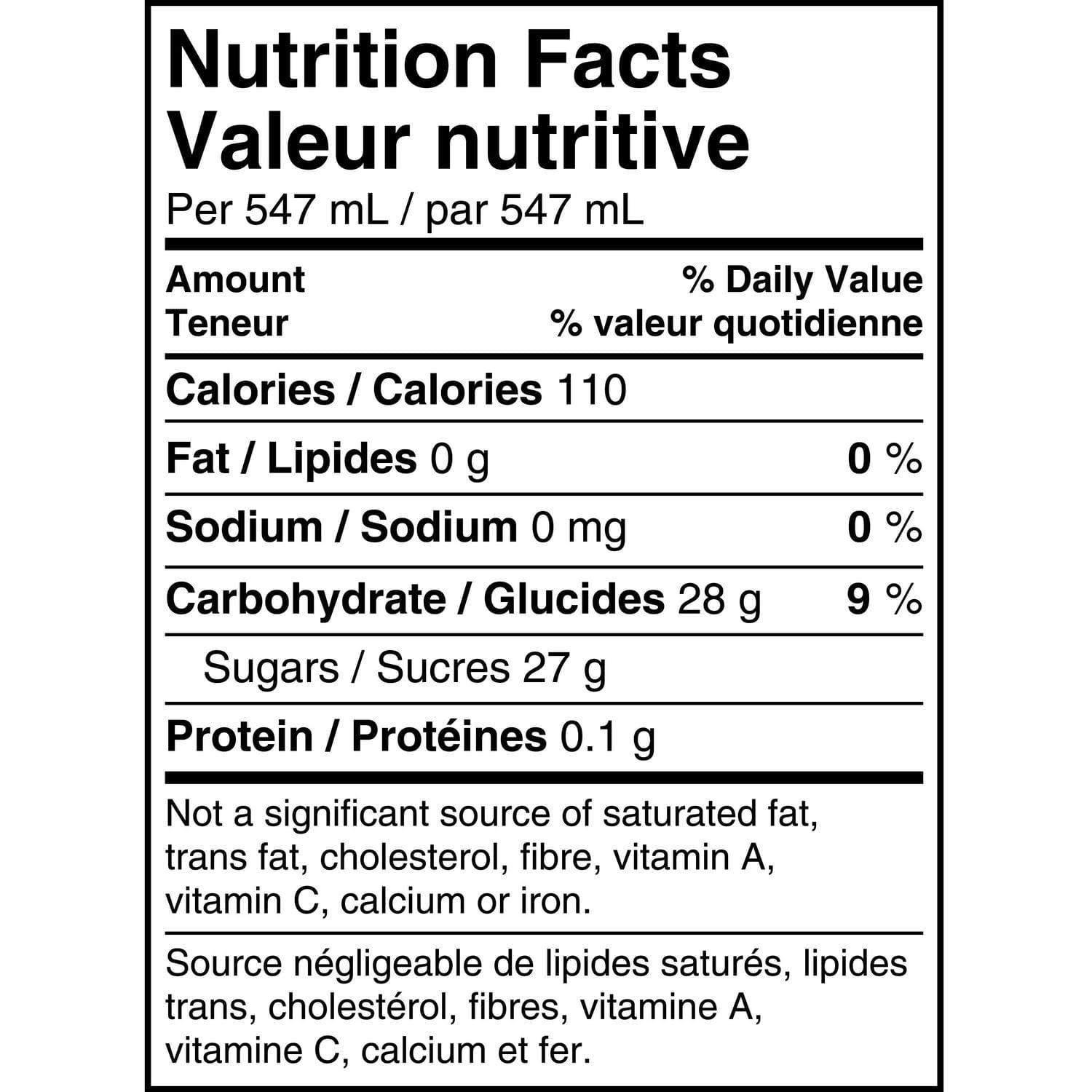 Pure Leaf Peach Hibiscus Herbal Iced Tea, 547 mL Bottle