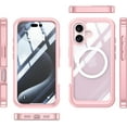 thumbnail image 4 of Étui Magnétique Conçu pour iPhone 16 Plus 6.7 Pouces Grade Militaire Robuste 360 Protection d'Écran Intégrée Compatible avec MagSafe Étui Transparente, 4 of 6