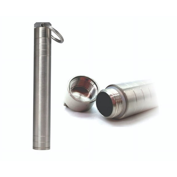 Titanium Waterproof, Airtight, Smell Proof, Indestructible Tube Pill Organizer