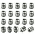 thumbnail image 1 of Unique Bargains Adaptateurs de Filetage Manchon Écrou Réducteur 20 Pcs M5x0.8 Mâle à M3x0.5 Femelle Écrou de Réparation 4mm, 1 of 7