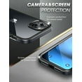 thumbnail image 3 of SUPCASE Unicorn Beetle Edge XT Case for iPhone 14 Plus 6.7", with Built-in Screen Protector Slim Frame Clear Protective Case (Black), 3 of 11