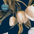 thumbnail image 4 of MuralsPrint Bravissimo Navy Blue Tulips Peel and Stick Wallpaper - 24'' inch x 10'ft, 4 of 4