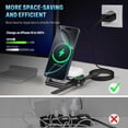 thumbnail image 7 of ARIAGLINT 3-in-1 Wireless Charger, 20W Fast Charging Stand Compatible with iPhone, Apple Watch & AirPods, Portable Charging Station for Home, Office and Travel, 7 of 7