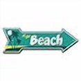 thumbnail image 3 of SignMission P-ARROW-999962 18 Po à la Plage Panneau Fléché, 3 of 4