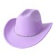 thumbnail image 4 of Sombrero de vaquero occidental negro plateado brillante para mujer: flecos de pedrería, ajuste regulable, talla única, poliéster, accesorio brillante para fiestas, 4 of 4