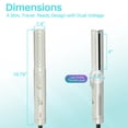 thumbnail image 5 of Asani 360° Airflow Styler - Varita rizadora y alisador de cabello profesional 2 en 1 - Rizador de hierro plano con ventilador de refrigeración, rejillas de ventilación - Herramienta de peinado rizador, 5 of 5