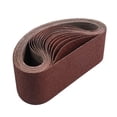 thumbnail image 3 of Cinturón de Irfora 3 bandas de lija de 18 pulgadas (76x457 mm), 18 bandas de lija de óxido de aluminio por paquete (3 de cada grano 60 80 120 180 240 400) Papel de lija premium para lij Irfora Cinturón de, 3 of 5