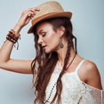 thumbnail image 2 of 4 Pairs Boho Vintage Drop Earrings Vintage Rhinestone Earrings Boho Drop Earring, 2 of 3