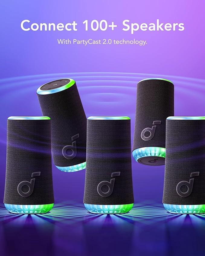 Glow Portable Wireless Speaker with Light Show
