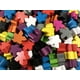 100 Meeples en Bois Multicolores - Taille Standard (16mm) 10 Meeples de Couleur Assorties, Jetons de Jeu de Société, Pièces de Joueur, Projets Créatifs – image 1 sur 3