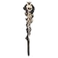 thumbnail image 2 of Skull Magical Wand Quality Cold Cast Resin Wizard Prop Toy Accessory Skeleton, 2 of 4