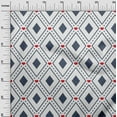 thumbnail image 3 of oneOone Cotton Poplin Teal Blue Fabric Check Quilting Supplies Print Sewing Fabric By The Yard 56 Inch Wide, 3 of 4