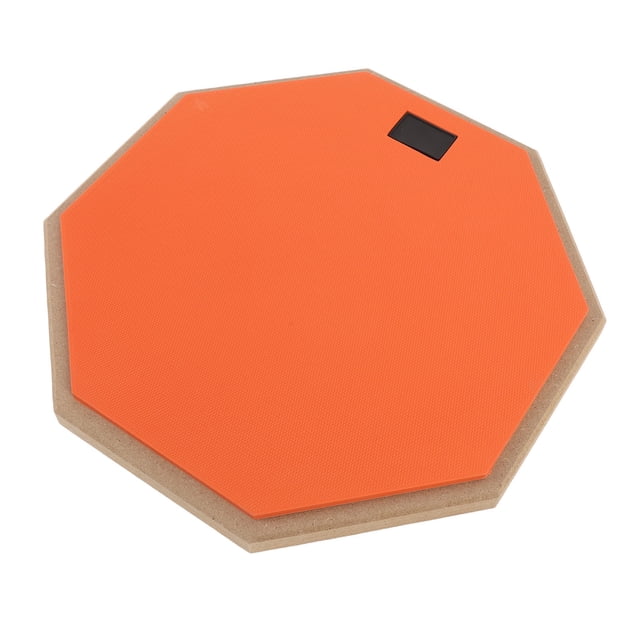 8 Inch Double Sided Silent Drum Pad, Rubber Wood Drum Practice Set with Stand Soundproof Cotton for Beginners