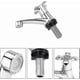 thumbnail image 3 of 2024,Single Cold Water Faucet, Single Cold Water Faucet Chrome Basin Faucet for Home Bathroom Toilet Sink, 3 of 5