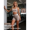 thumbnail image 3 of Two-Piece High-Waist Yoga Set For Women, Stretch Fitness Leggings, Gym Workout Ensemble, Waist-Cinching And Buttock-Lifting Sports Shorts, Suitable For Yoga, Fitness Training, Running And Cycling., 3 of 7