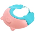 thumbnail image 1 of FONDOTIN Bouclier de Lavage de Cheveux Lot de 1 Bonnet de Douche Bébé Rose PP Imperméable Oreilles Réglables Design Cartoon, 1 of 4