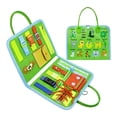 thumbnail image 5 of tablero ocupado Tablero ocupado, tableros de actividades de juguetes Montessori para niños que aprenden básicas de Magideal tablero ocupado, 5 of 5