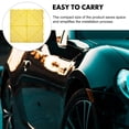 thumbnail image 3 of Raindrops Interlocking Rubber Tiles Yellow for Outdoor Wet Areas 1Pcs, 3 of 6