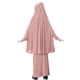thumbnail image 4 of Vestidos musulmanes Abaya para niñas Vestidos Abaya para niños Vestido tipo túnica árabe Rosa oscuro m, 4 of 4