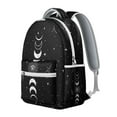 thumbnail image 2 of Dark Celestial Art Backpack Durable Waterproof Composite Oxford Cloth with Astral Star Pattern, Adjustable Straps, Breathable Padding for Travel and School Activities, 2 of 6