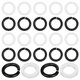 thumbnail image 2 of 24pcs Guitar Tuner Washer Set Plastic & Metal Gaskets for Tuning Pegs Lightweight, Easy Installation for Acoustic & Electric Guitars, 2 of 4