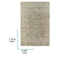 thumbnail image 4 of Livabliss x Becki Owens Margaret Medallion Washable Area Rug,5'3" x 7'10",Gray, 4 of 11