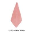 thumbnail image 3 of Square Face Towels, Highly Absorbent and Soft Feel Fingertip Towels, Bathroom Necessities Bath Products, 9.84×9.84in (Pink), 3 of 6