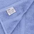 thumbnail image 4 of Luxury Hotel & Spa Collection Highly Absorbent, Quick Dry 100% Turkish Cotton 700 GSM, Eco Friendly Towel, for Bathroom Dobby Border Soft Bath Towel Set 27 X 54 ( Wedgewood, Bath Towels - Set of 2), 4 of 4