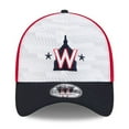 thumbnail image 2 of Men's New Era Red/Navy Washington Nationals 2025 MLB Clubhouse 39THIRTY Flex Hat, 2 of 5