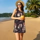 thumbnail image 3 of Balery Romantic Paris Vestidos de verano para mujer con estampado: vestido holgado sin mangas, vestido playero informal y cómodo para días calurosos., 3 of 7