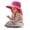 Watermelon Red, variant on Ticikt Children's Outdoor Sun Hat, Wide Brim Neck Flap UV Protection Bucket Hat,Watermelon Red