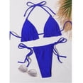 thumbnail image 3 of WREESH Women Two Piece Solid Color Sets Plus Size Beachwear Swimsuit Bikini, 3 of 9