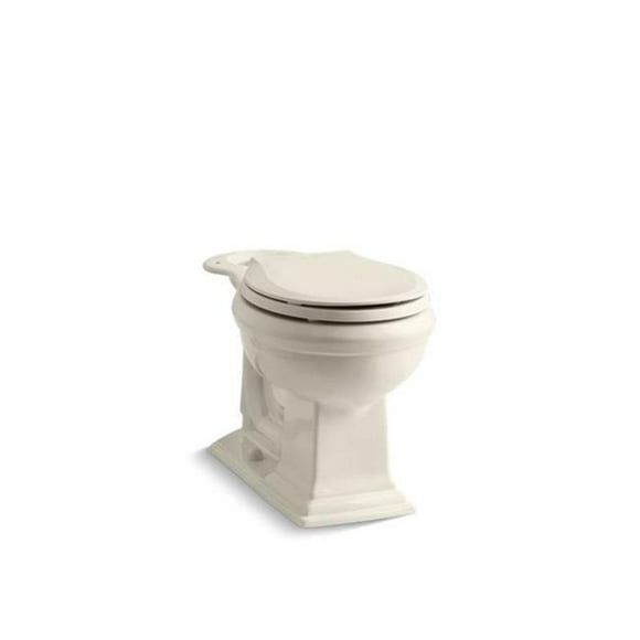 Kohler K-4387-96 Memoirs Comfort Height Round-front Chair Height Toilet Bowl, Biscuit