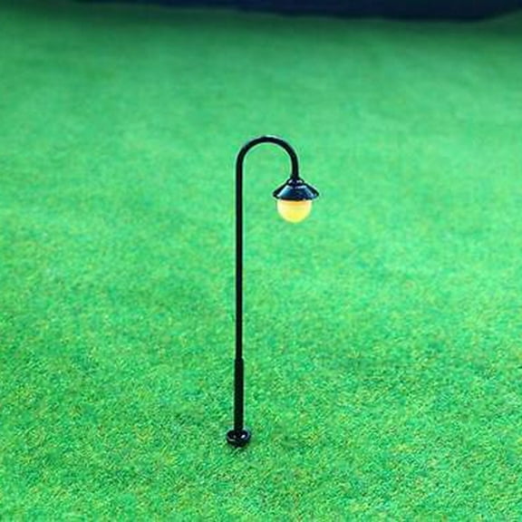 10pcs Model Railway Led 1:160 Lamps N Scale 4.5cm Railway Bonsai Decor Street Lamp Light Single Head Train Layout Toys